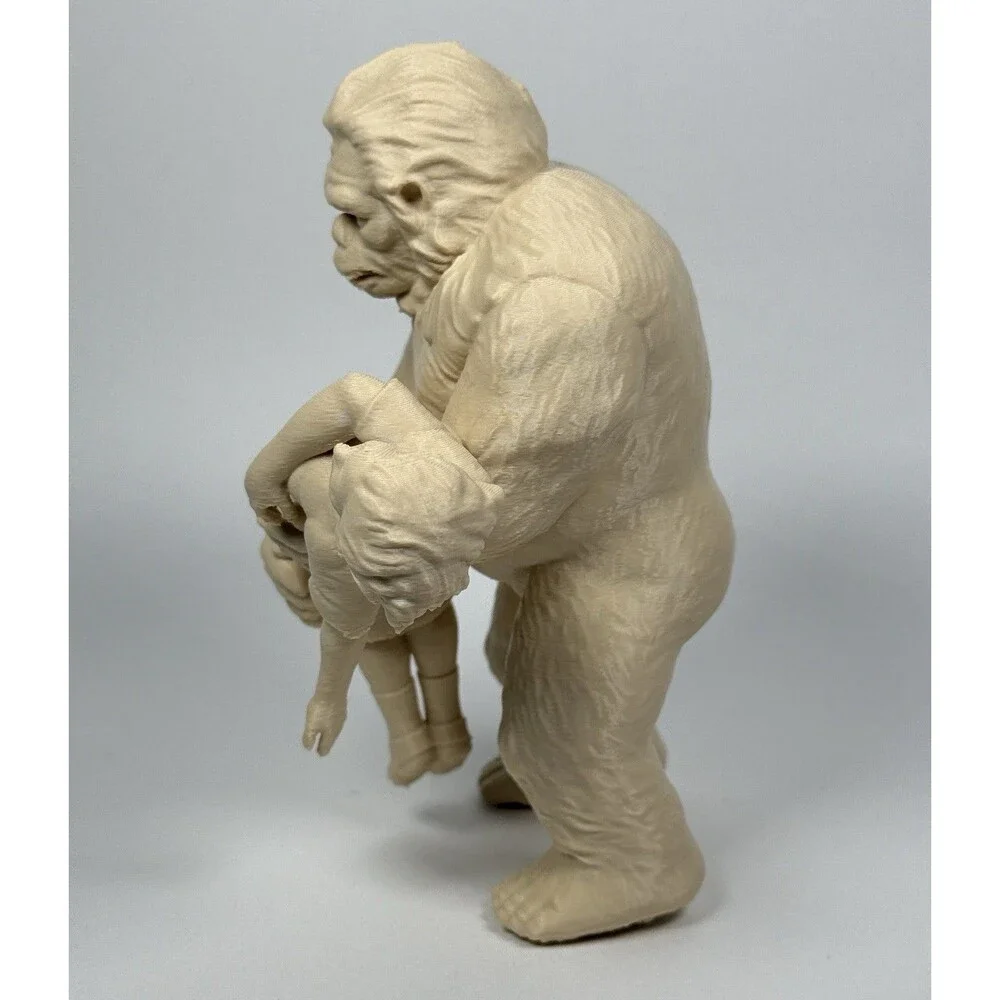 Hammer Films Abominable Snowman 5” Paintable Toy With Victim